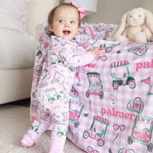 Load image into Gallery viewer, Birdie Babes Convertible Zip Romper | Pink