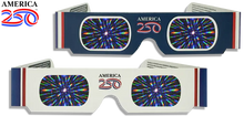 Load image into Gallery viewer, American Paper Optics, LLC - *SPECIAL DISCOUNT!* 250th Anniversary 3D Fireworks 200 Pack!