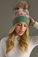 Load image into Gallery viewer, Panache Apparel Co. - Lt. Pink Cherry Pattern Pom Hat