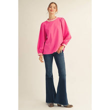 Load image into Gallery viewer, Crinkled Top - Hot Pink