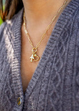 Load image into Gallery viewer, WJW - Stainless Steel Paperclip Carabiner Charm Holder Necklace