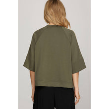 Load image into Gallery viewer, STYLE USA - SCUBA KNIT TOP