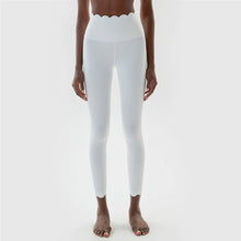 Load image into Gallery viewer, Sodalemon - Women Wave Design Yoga Sport Solid Color Fitness Leggings