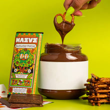 Load image into Gallery viewer, Seattle Chocolate Presents Maeve - Nutbutter Pretzel Truffle Bar
