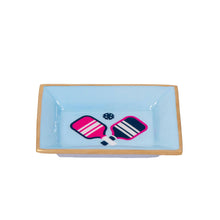 Load image into Gallery viewer, Pickleballs Enameled Landry Tray - Light Blue