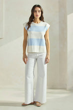 Load image into Gallery viewer, Striped Sleeveless Knit Top