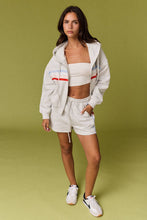 Load image into Gallery viewer, Sloane Stripe Detail Zip-Front Hoodie Set