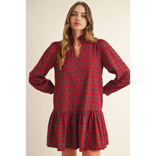 Load image into Gallery viewer, Red Plaid Dress