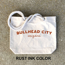 Load image into Gallery viewer, Sockprints - Custom Beach Tote Bag with Rope Handles ­ Personalized