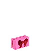Load image into Gallery viewer, Sequin Bow Zip Pouch