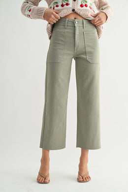 Just Black Denim - BP353J - ROSEMARY - High Rise Utility Wide Leg