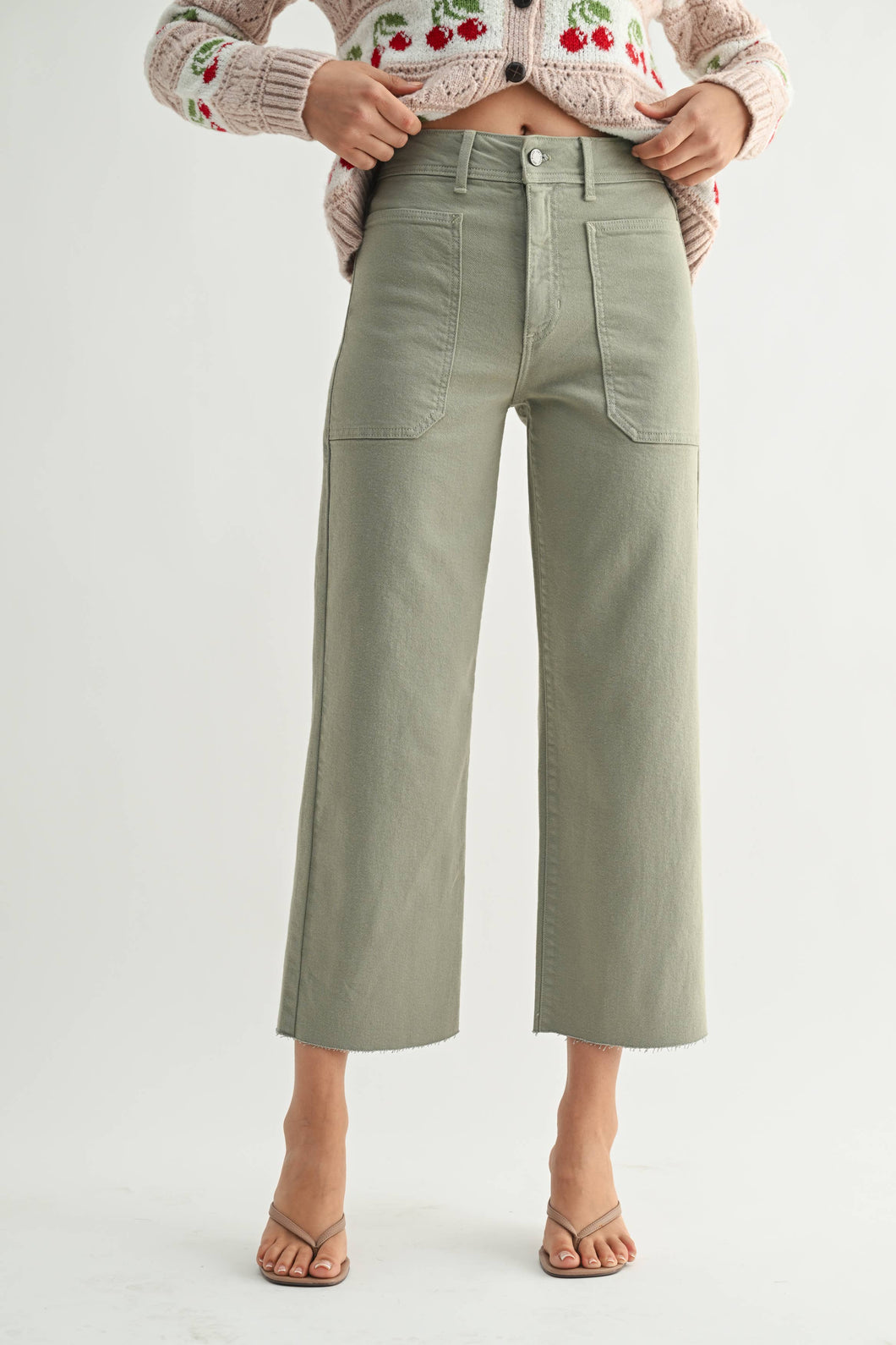Just Black Denim - BP353J - ROSEMARY - High Rise Utility Wide Leg