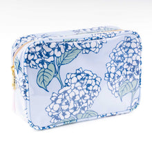 Load image into Gallery viewer, 8 Oak Lane - Hydrangea Stem Clear Coated Rectangular Cosmetic Case