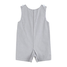 Load image into Gallery viewer, Gray Gingham Golf Shortalls