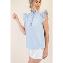 Load image into Gallery viewer, STYLE USA - Sleeveless Ruffle Top