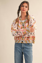 Load image into Gallery viewer, Paisley Knit Sweater Cardigan