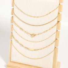 Load image into Gallery viewer, WJW - Stainless Steel Paperclip Carabiner Charm Holder Necklace