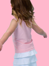 Load image into Gallery viewer, Girls Pink Sleeveless Polo Active Top