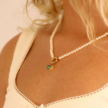 Load image into Gallery viewer, WJW - Pearl Charm Keeper Necklace