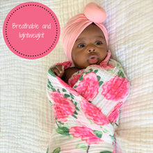 Load image into Gallery viewer, Live Life in Full Bloom Baby Swaddle Blanket