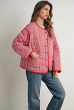Load image into Gallery viewer, Buttoned Quilted Puffer Jacket - BMJ7822