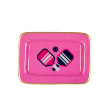 Load image into Gallery viewer, Pickleballs Enameled Laney Tray - Light Pink