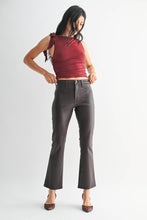 Load image into Gallery viewer, JUST BLACK DENIM - BP459J-C - COATED ESPRESSO - Slim Cropped Bootcut
