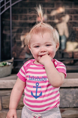 Lakebaby Stripe Onesie