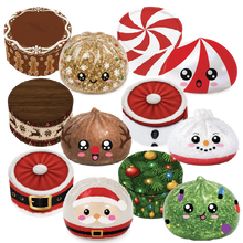 Load image into Gallery viewer, Christmas Dumpling Squishy Toy