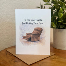 Load image into Gallery viewer, North Star Charm - Funny Birthday or Father's Day Card - Just Resting Eyes