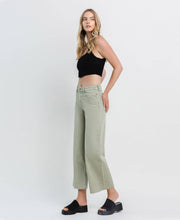 Load image into Gallery viewer, Vervet by Flying Monkey High Rise Wide Leg Jeans - Swamp