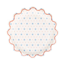 Load image into Gallery viewer, My Mind’s Eye - HAM1142 - Hamptons Petite Stars 9" Paper Plate