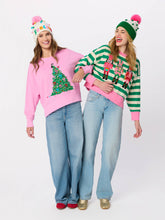 Load image into Gallery viewer, Shiraleah - ASST/8 CHRISTMAS TREE LADY RELAXED SWEATSHIRTS, PINK