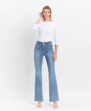 Load image into Gallery viewer, Flying Monkey - High Rise, Front Pocket Flare Jeans -  F5510