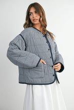 Load image into Gallery viewer, Buttoned Quilted Puffer Jacket - BMJ7822