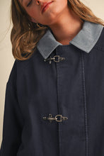 Load image into Gallery viewer, Utility Jacket with Corduroy Collar - Rosewood Pink