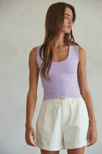 Load image into Gallery viewer, By Together - S1187N | Double Layered Seamless Top: Cream / SM
