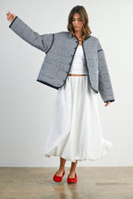 Load image into Gallery viewer, Buttoned Quilted Puffer Jacket - BMJ7822