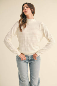 Lightweight Mockneck Sweater