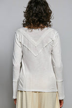 Load image into Gallery viewer, Long sleeve double gauze solid knit rib top