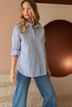 Load image into Gallery viewer, Jasmine Cotton Pinstripe Shirt
