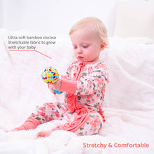 Load image into Gallery viewer, Pretty in peony Baby Girl Bamboo Pajamas