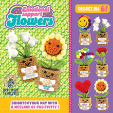 Load image into Gallery viewer, Emotional Support Crochet Plush Flowers Keepsake