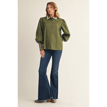 Load image into Gallery viewer, STYLE USA - Embroidery Accent Shirt