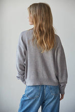 Load image into Gallery viewer, By Together - W2536 | Knit Polyester Acrylic Sweater Crew Neck Cardigan