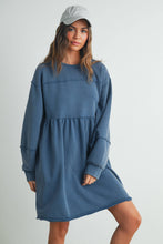 Load image into Gallery viewer, BUTTERMELON - Fall Full Sleeve Winter Mini Dress - BMD7507