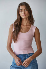 Load image into Gallery viewer, By Together - S1187N | Double Layered Seamless Top: Cream / ML