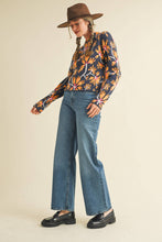 Load image into Gallery viewer, FLORAL MOCK NECK SWEATER MSW11101