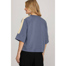 Load image into Gallery viewer, STYLE USA - SCUBA KNIT TOP