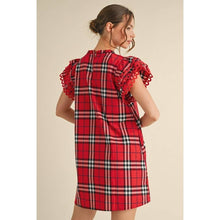 Load image into Gallery viewer, STYLE USA - Plaid check print dress